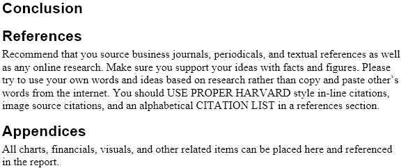 case study conclusion format